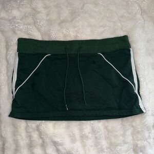 Edikted Green Track Skirt